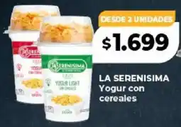 Supermayorista Vital La serenisima yogur con cereales oferta