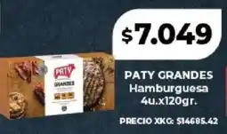 Supermayorista Vital Paty grandes hamburguesa oferta