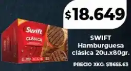 Supermayorista Vital Swift hamburguesa clásica oferta