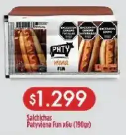 Supermayorista Vital Patyviena fun salchichas oferta