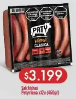 Supermayorista Vital Patyviena salchichas oferta