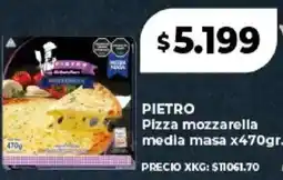 Supermayorista Vital Pietro pizza mozzarella media masa oferta