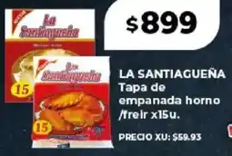 Supermayorista Vital La santiagueña tapa de empanada horno /freir oferta