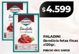 Supermayorista Vital Paladini bondiola fetas finas oferta