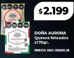 Supermayorista Vital Doña aurora quesos feteados oferta