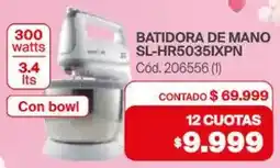 Naldo Lombardi Batidora de mano SL-HR5035IXPN oferta