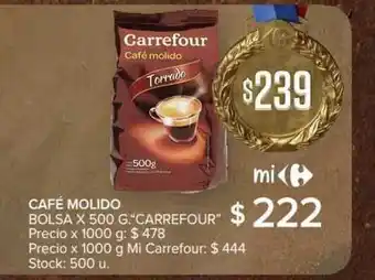 Carrefour Market Carrefour Café Molido Bolsa x 500g. oferta