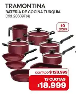Naldo Lombardi Tramontina batería de cocina turquía oferta
