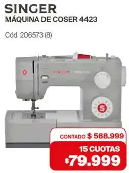 Naldo Lombardi Singer máquina de coser 4423 oferta