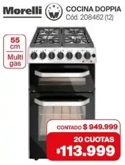 Naldo Lombardi Morelli cocina doppia oferta