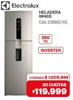 Naldo Lombardi Electrolux heladera IW46S oferta