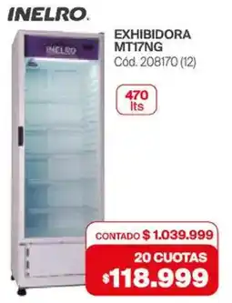 Naldo Lombardi Inelro exhibidora MT17NG oferta