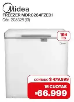 Naldo Lombardi Midea freezer MDRC284FZE01 oferta