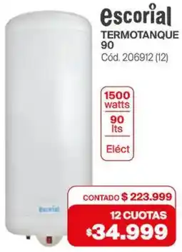 Naldo Lombardi Escorial termotanque 90 oferta