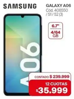 Naldo Lombardi SAMSUNG Galaxy A06 6.7" oferta