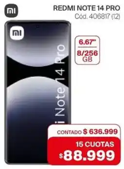 Naldo Lombardi Redmi note 14 pro tecno 6.67" oferta