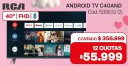 Naldo Lombardi Rca android tv C40AND 40" oferta