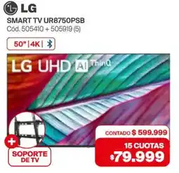 Naldo Lombardi Lg smart tv 50" UR8750PSB oferta