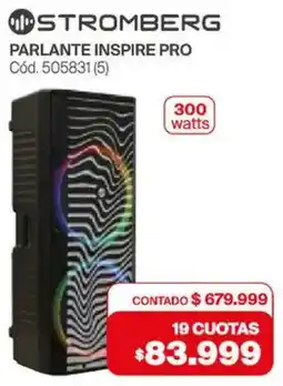 Naldo Lombardi Stromberg parlante inspire pro oferta