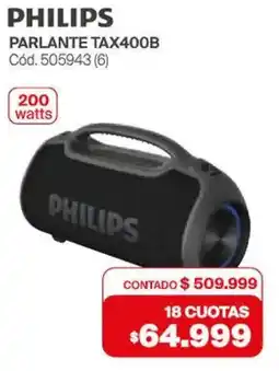 Naldo Lombardi Philips parlante TAX400B oferta