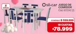 Naldo Lombardi Osil.car juego de comedor oferta