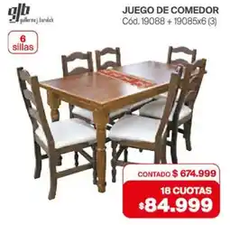 Naldo Lombardi Gjb juego de comedor oferta
