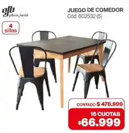Naldo Lombardi Gjb juego de comedor oferta