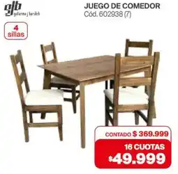 Naldo Lombardi Gjb juego de comedor oferta