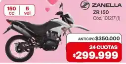 Naldo Lombardi Zanella zr 150 oferta