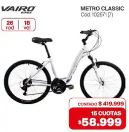 Naldo Lombardi Vairo bikes metro classic oferta