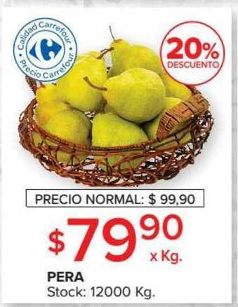 Carrefour Market Pera x kg oferta