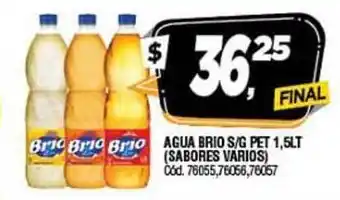 Supermercados Yaguar Brio Agua Brio S/G Pet 1,5lt oferta