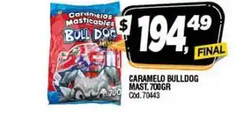 Supermercados Yaguar Bulldog Mast. Caramelo 700gr oferta
