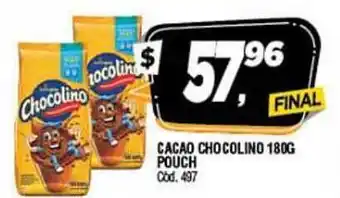 Supermercados Yaguar Chocolino Cacao 180g Pouch oferta