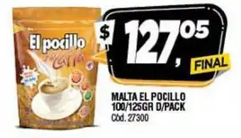 Supermercados Yaguar El Pocillo Malta D/pack 100/125gr oferta