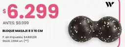 Changomas Bloque masaje oferta