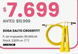 Changomas Soga salto crossfitt oferta