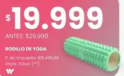 Changomas Rodillo de yoga oferta