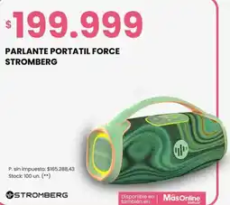 Changomas Stromberg parlante portatil force oferta