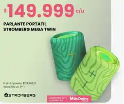 Changomas Stromberg parlante portatil stromberg mega twin oferta