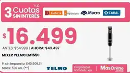 Changomas Mixer yelmo LM1550 oferta