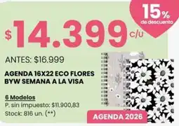 Changomas Agenda eco flores byw semana a la visa oferta