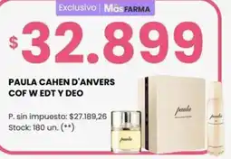 Changomas Paula cahen d'anvers cof w edt y deo oferta