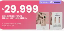 Changomas Cher zarci body splash oferta