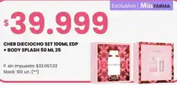 Changomas Cher dieciocho set 100ml edp oferta