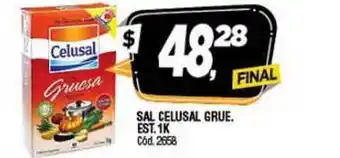 Supermercados Yaguar Celusal Grue. Est. Sal 1k oferta