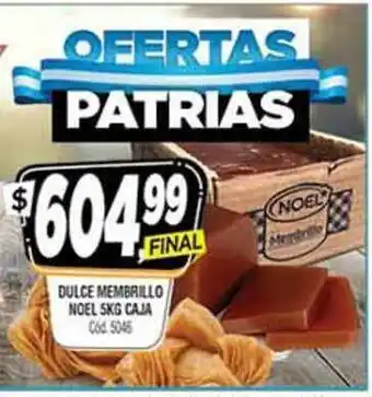 Noel Dulce Membrillo 5kg Caja