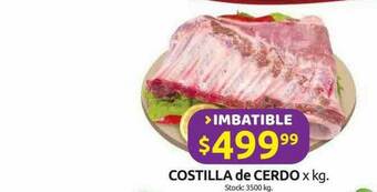 Cordiez Costilla De Cerdo oferta