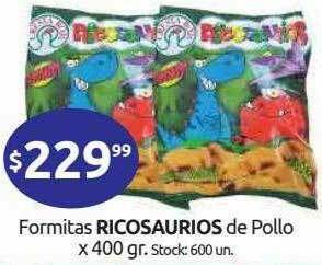 Cordiez Formitas Ricosaurios De Pollo oferta