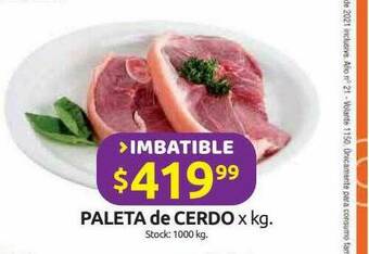 Cordiez Paleta De Cerdo oferta